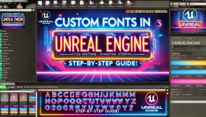 Font Material - Ocean Interaction - Unofficial Documentation - Unreal Engine Custom Font