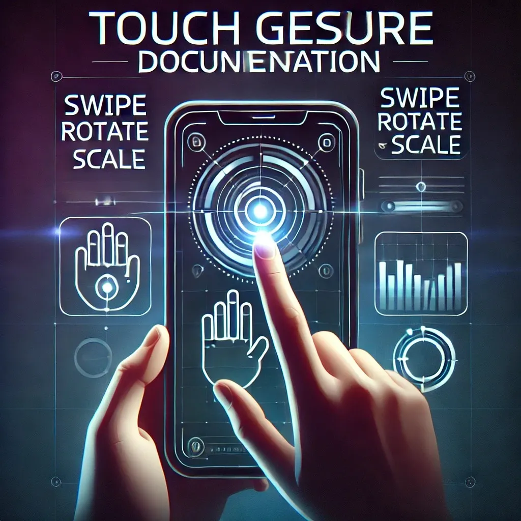 Touch Gesture Documentation - Unreal Engine - Asset - Unofficial Documentation - Ocean Interaction